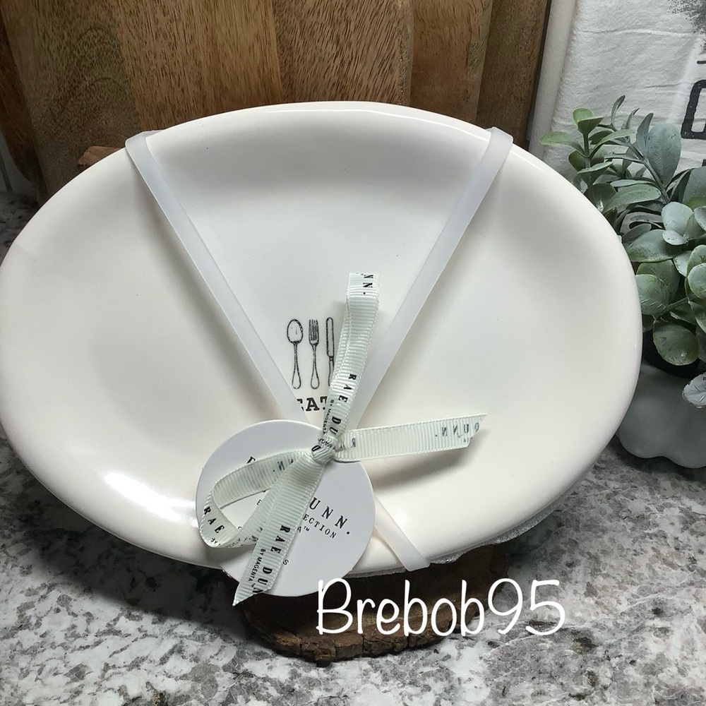 Rae Dunn Appetizer Plate set of 4